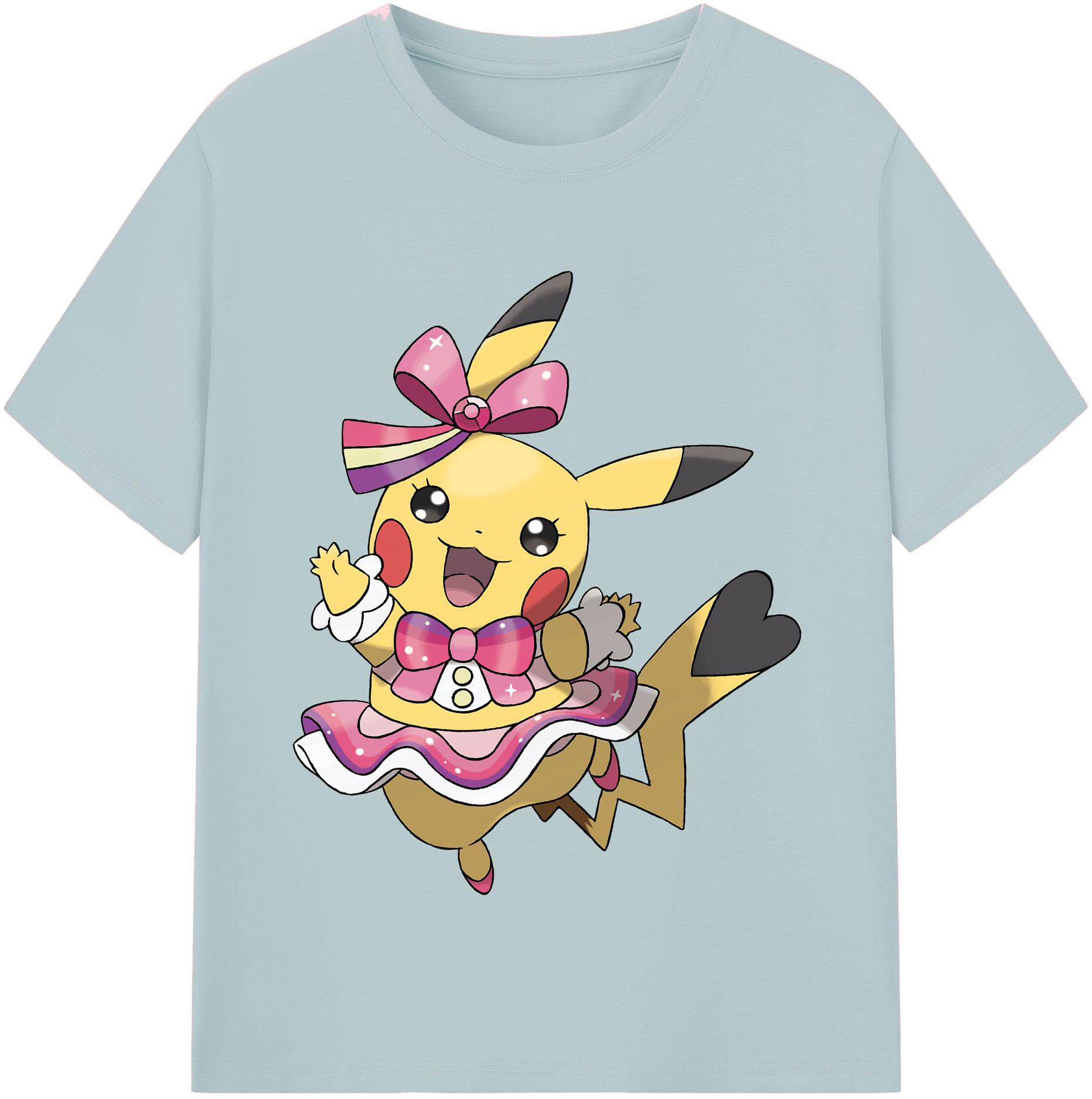 （画像用） ポケットモンスター Pokémon 綿100％半袖Tシャツ（フロントプリント）